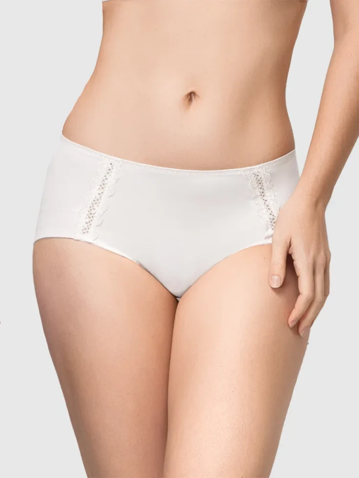 Женские трусики-слип Amelie "Pleat" 8042-2 белый  