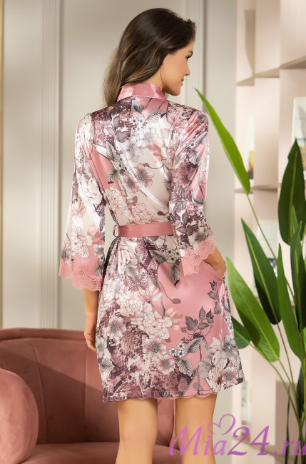 Халат шелковый женский Mia Amore "Brenda" 3843 Халат шелковый женский Mia Amore "Brenda" 3843