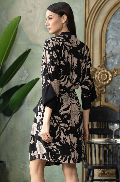 Халат короткий женский из вискозы Mia-Amore "Rene" 5113