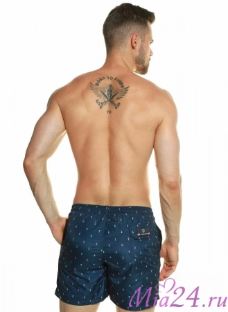 Плавки мужские B645JI Jolidon 25 шорты синий/якорь