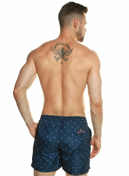 Плавки мужские B645JI Jolidon 25 шорты синий/якорь