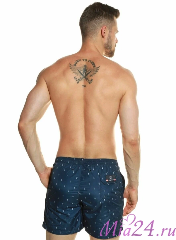 Плавки мужские B645JI Jolidon 25 шорты синий/якорь