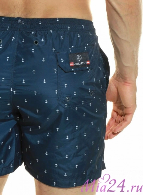 Плавки мужские B645JI Jolidon 25 шорты синий/якорь