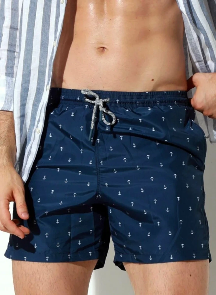 Плавки мужские B645JI Jolidon 25 шорты синий/якорь