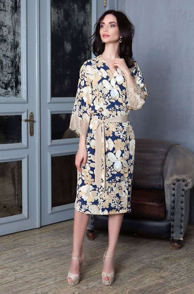 Халат домашний женский Mia-Mia "Anita" 17447