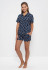 956 Комплект домашний с шортами "Cleo" синий