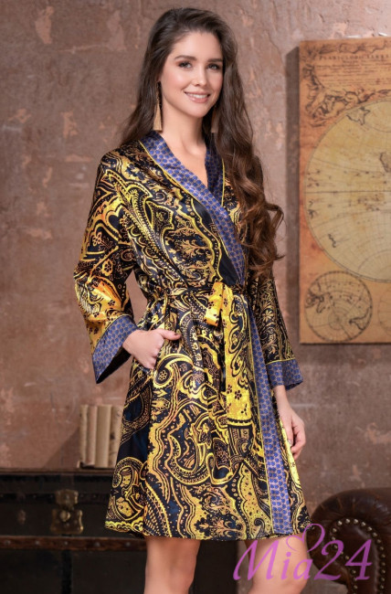 Халат шелковый Mia-Amore "Armani Cold" 3493 Халат шелковый Mia-Amore "Armani Cold" 3493