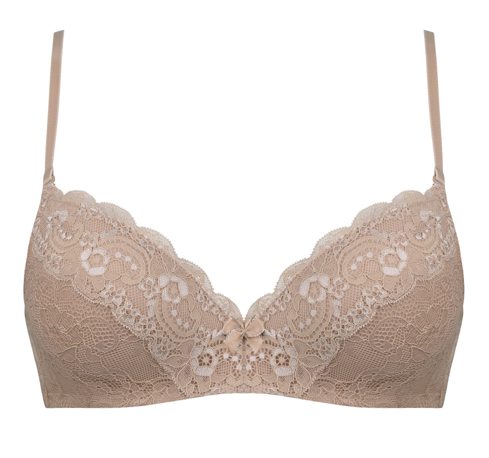 Бюстгальтер балконет "Nina" Amelie  1010 бежевый