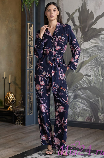 Комплект домашний женский из вискозы Mia-Amore "Night Garden" 5196
