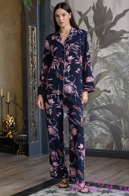 Комплект домашний женский из вискозы Mia-Amore "Night Garden" 5196