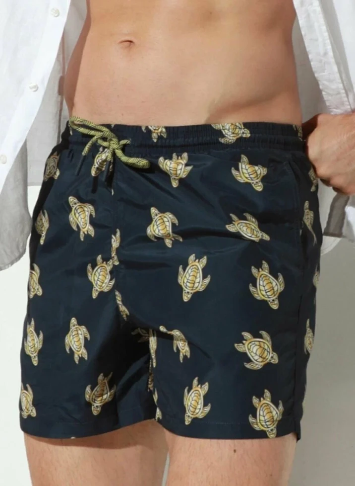 Плавки мужские B645JI Jolidon 25 шорты черный/черепаха