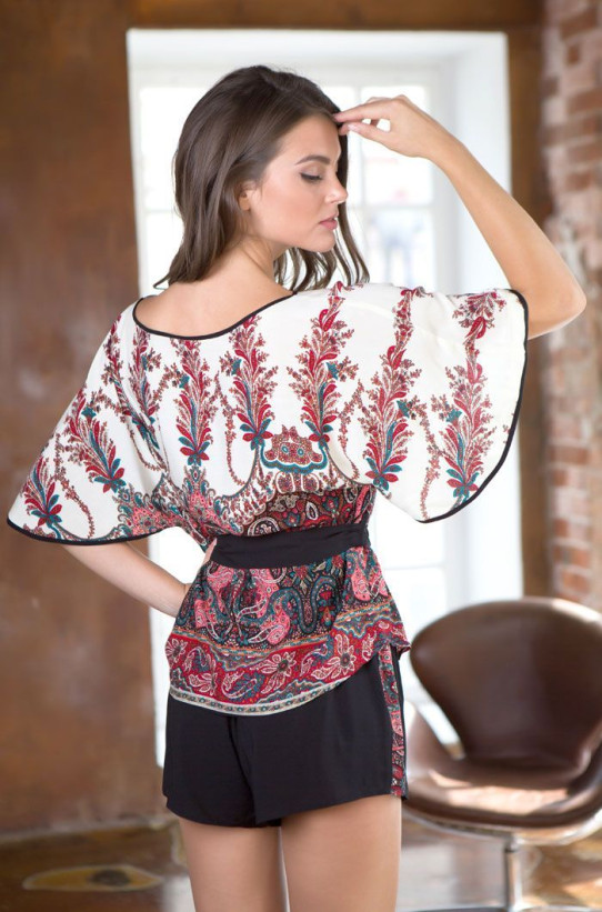 Пижама женская из вискозы Mia-Mia "Shakira" 16072 красный