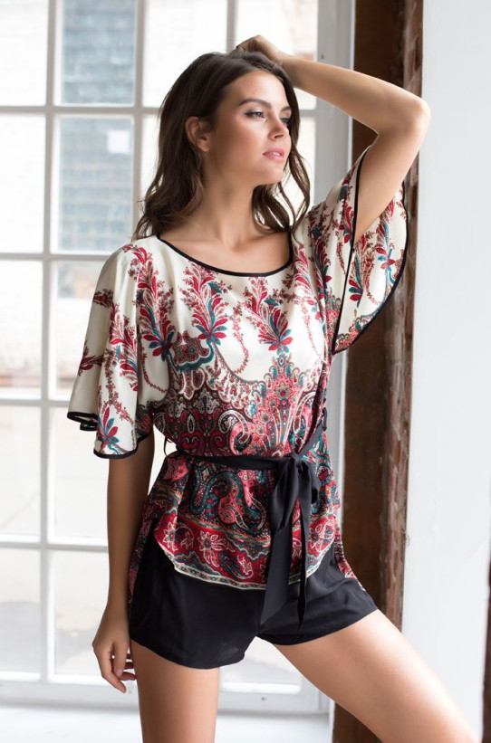 Пижама женская из вискозы Mia-Mia "Shakira" 16072 красный