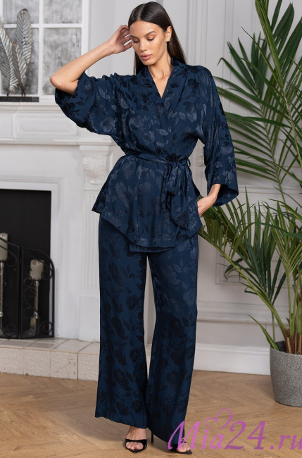 Комплект-тройка домашний из смесового шелка Mia-Amore "Enrika" 4406