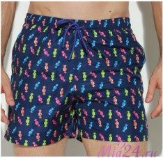 Плавки мужские B645JI Jolidon 25 шорты темно-синий/конфета