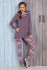 1501 Костюм трикотажный Amber Queen сливовый