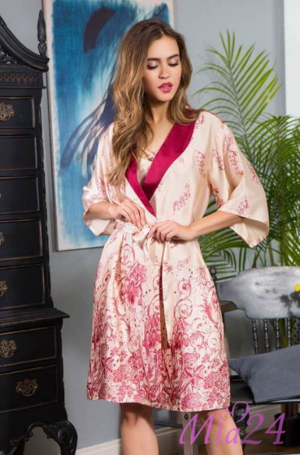 Халат домашний женский Mia-Mia "Iris" 19123 Халат домашний женский Mia-Mia "Iris" 19123