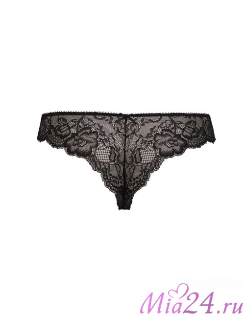 Трусы бразилиана Sielei "Pure Love" 1977 черный  