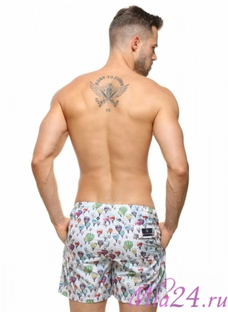 Плавки мужские B645JI Jolidon 25 шорты белый/воздушный шар