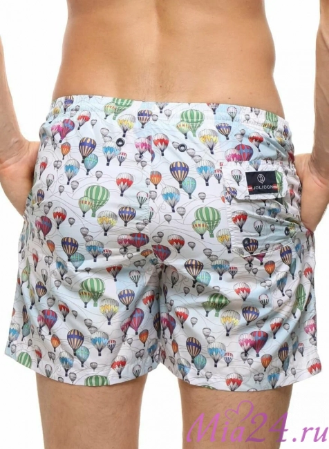 Плавки мужские B645JI Jolidon 25 шорты белый/воздушный шар