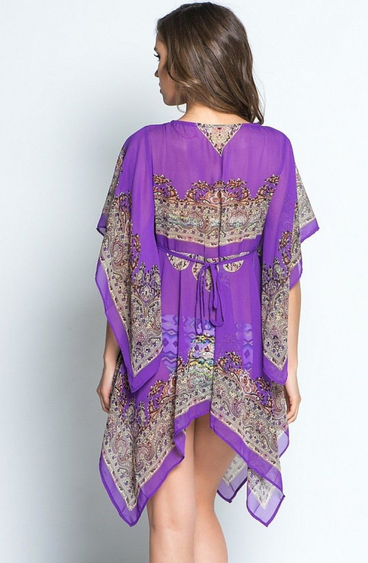 7634 Туника пляжная "Marocana" violet