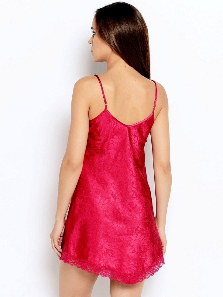 Сорочка женская из жаккарда Mia-Mia "Anabel" 17111 бордовая