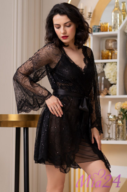 Халат женский с кружевом Mia-Amore "Susanna" 1573 Халат женский с кружевом Mia-Amore "Susanna" 1573