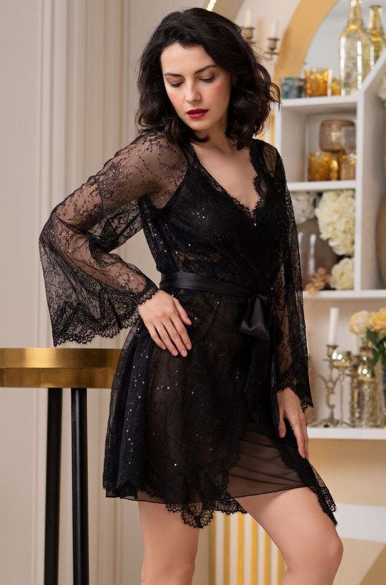 Халат женский с кружевом Mia-Amore "Susanna" 1573