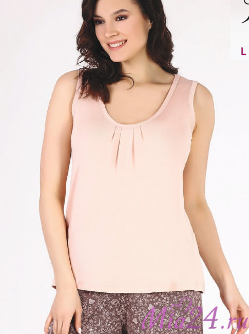 Пижама из бамбука+вискоза с шортами Reina 22296 