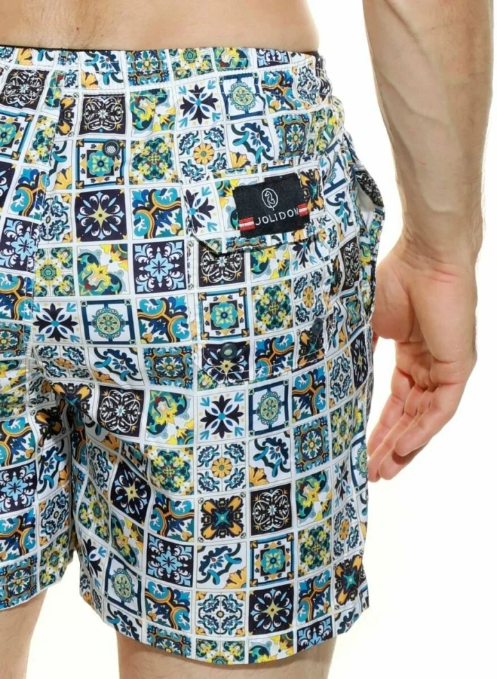 Плавки мужские B645JI Jolidon 25 шорты белый/плитка