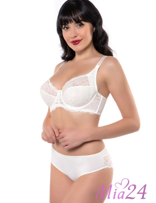 Трусы слип Primaverina PN-2082 серебристый пион