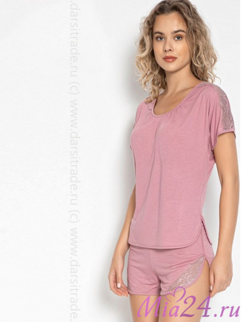 Пижама из бамбука+вискоза с шортами Reina 22292 Пижама из бамбука+вискоза с шортами Reina 22292
