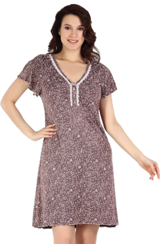 Сорочка женская с коротким рукавом из вискозы "Reina" 22174 