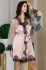 Халат женский короткий шелковый Mia-Amore "Windsor" 3883 пудра 