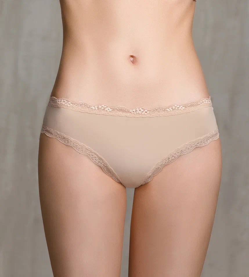 Женские трусики-слип из микрофибры Amelie "Nina" 1010-2 телесный