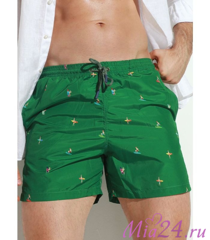 Плавки мужские B645JI Jolidon 25 шорты зеленый/серфинг