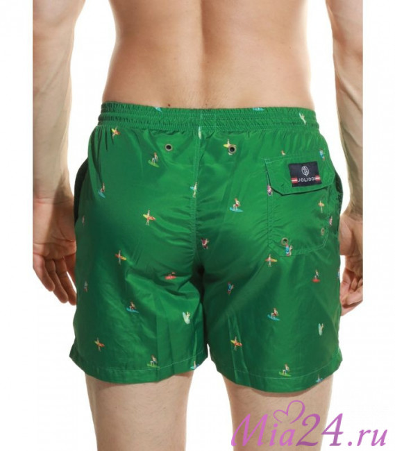 Плавки мужские B645JI Jolidon 25 шорты зеленый/серфинг