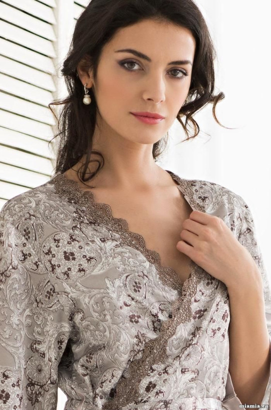 Халат женский короткий Mia-Mella "Stella" 9293