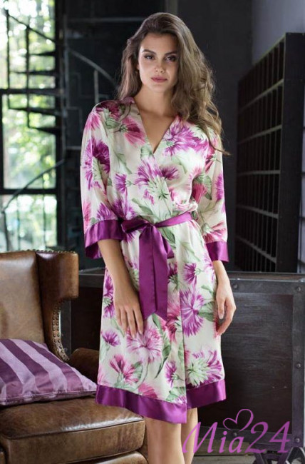 Халат женский домашний Mia-Mia "Vitelia" 17379 Халат женский домашний Mia-Mia "Vitelia" 17379