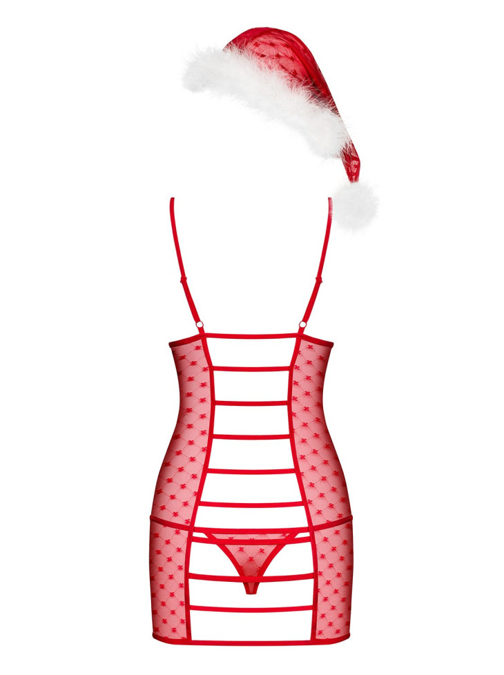 Эротический комплект Obsessive "Santacutie Chemise"