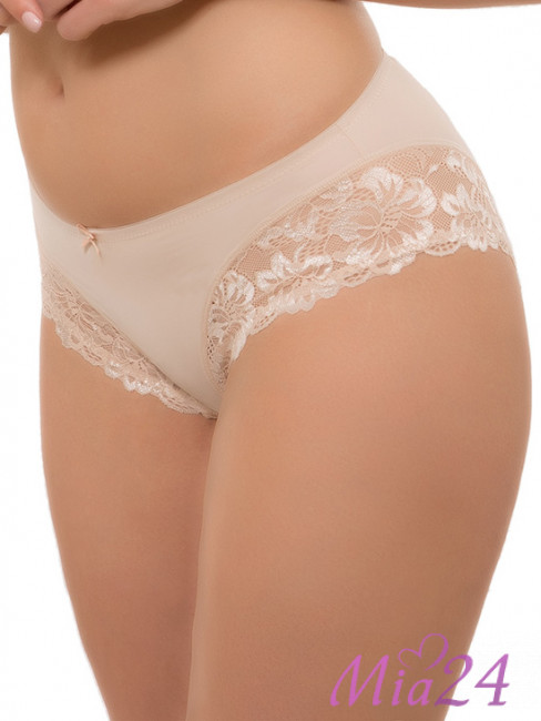 Трусы слип Primaverina PN-2131 серебристый пион