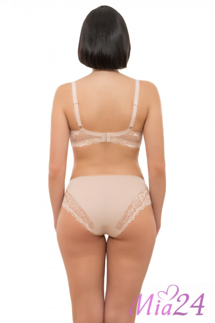 Трусы слип Primaverina PN-2131 серебристый пион