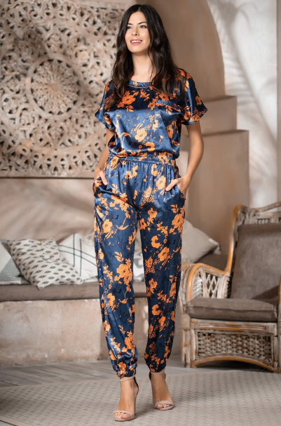 Комплект домашний женский шелковый Mia-Amore "Qiara" 3825