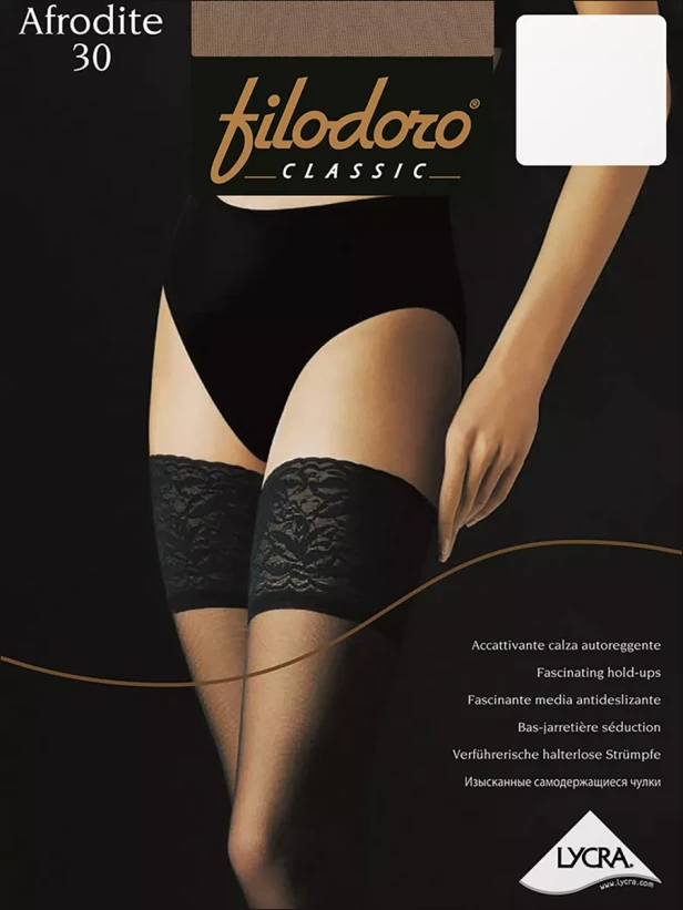 Чулки женские Filodoro Afrodite 30 den светло-телесный (playa) 