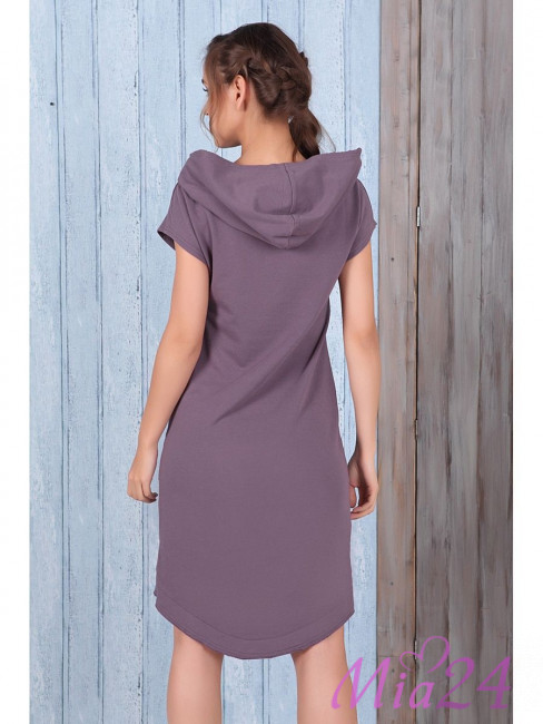 1503 Платье трикотажное Amber Queen сливовый