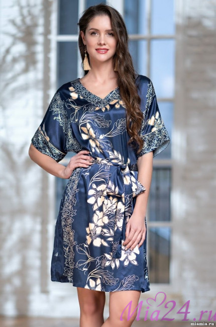Туника женская короткая Mia-Amore "Blue-Marine" 8445