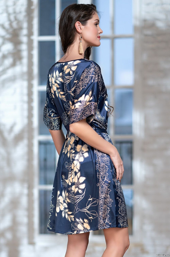 Туника женская короткая Mia-Amore "Blue-Marine" 8445