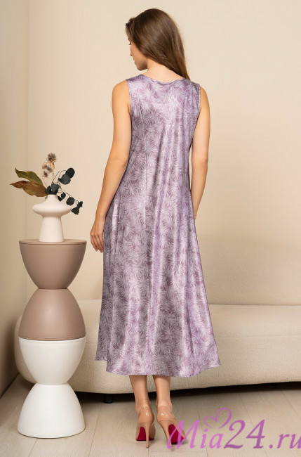 Сорочка шелковая женская длинная Mia-Amore "Esenia" 4351