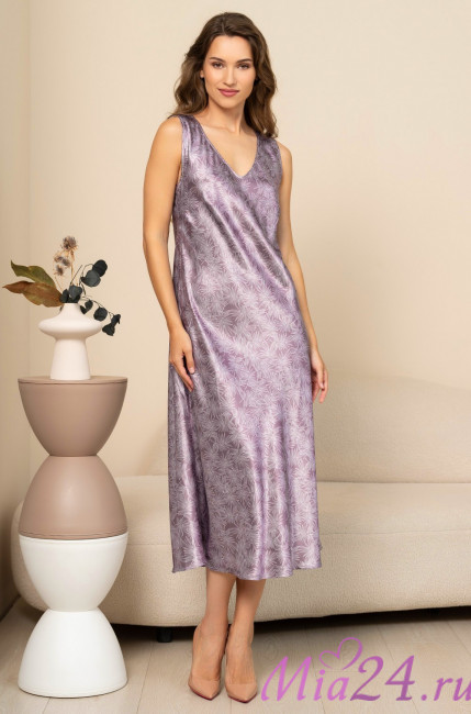 Сорочка шелковая женская длинная Mia-Amore "Esenia" 4351