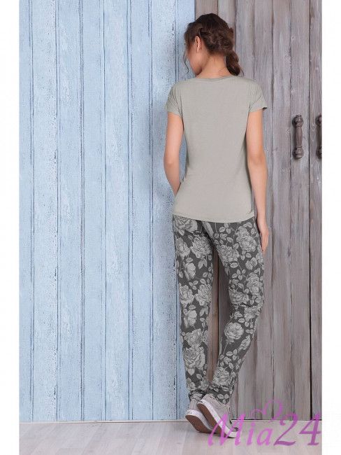 1505 Футболка трикотажная Amber Queen серый 1505 Футболка трикотажная Amber Queen серый